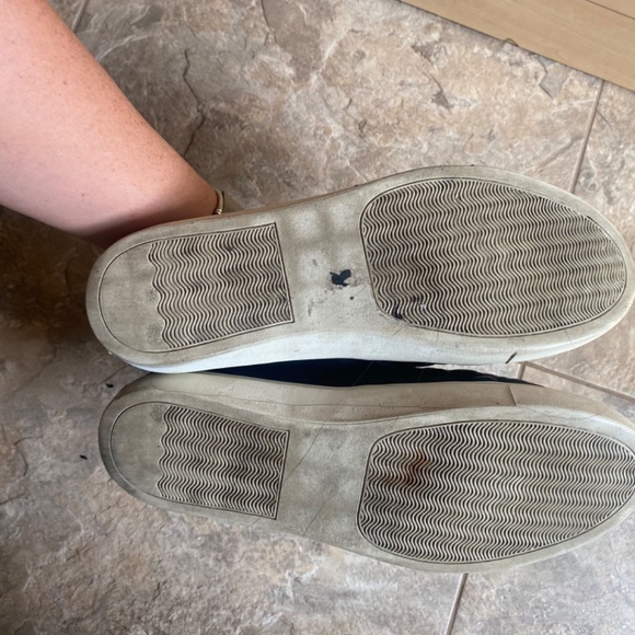 Black Slip on Sneakers for women - Picture 2 of 3